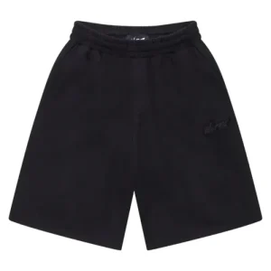 Black NOFS Basic Shorts – Klassische schwarze Unisex-Shorts im minimalistischen Streetwear-Look